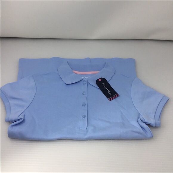 Nautica Girls' Short Sleeve Polo (E6) - Picture 1 of 6